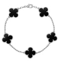 VAN CLEEF NEGRO CON PLATA  (INCLUYE: BOLSA, CERTIFICADO, ESTUCHE, BOLSA)