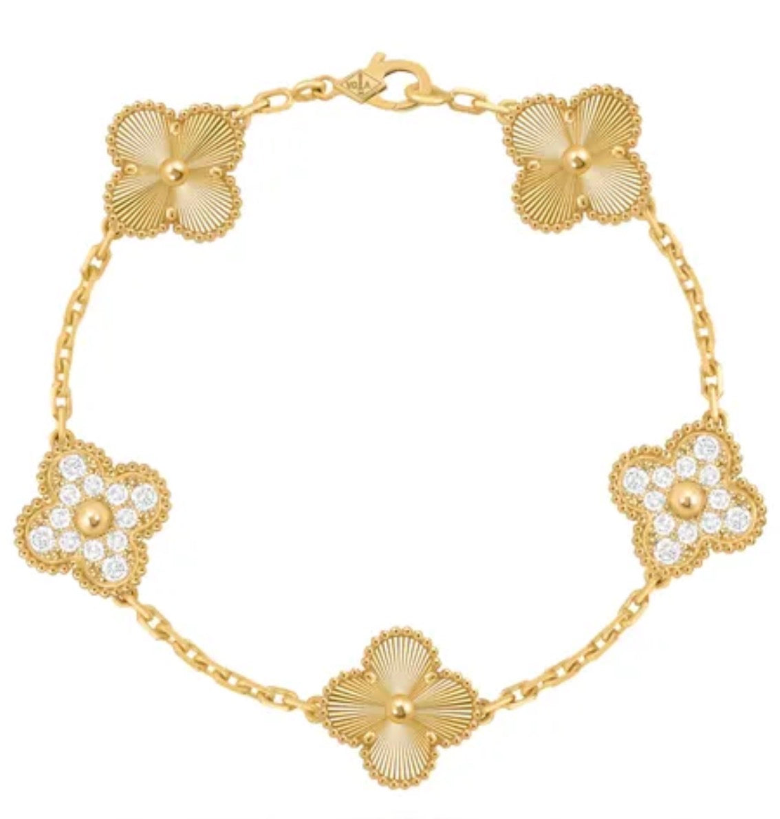 VAN CLEEF DORADA (INCLUYE: BOLSA, CERTIFICADO, ESTUCHE, BOLSA)