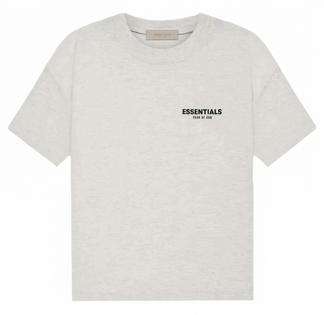 PLAYERA ESSENTIAL S22 “LIGHT OATMEAL” (RECOMENDABLE PEDIR UNA TALLA MENOS “VIENEN AMPLIAS”)