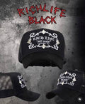 BARBAS HATS “RICH LIFE BLACK”