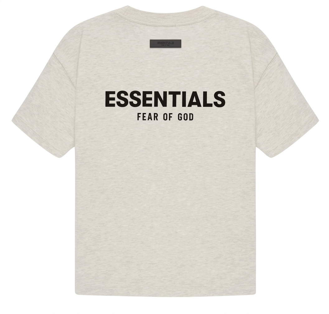 PLAYERA ESSENTIAL S22 “LIGHT OATMEAL” (RECOMENDABLE PEDIR UNA TALLA MENOS “VIENEN AMPLIAS”)