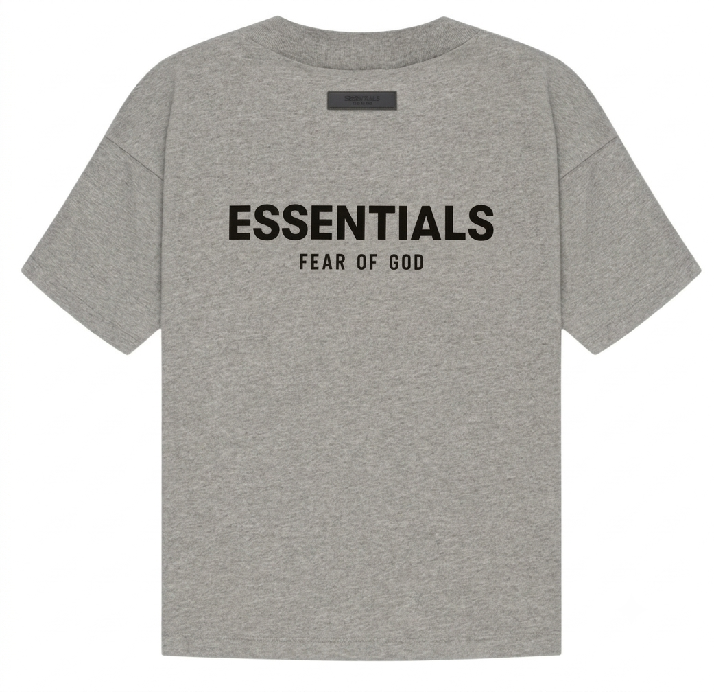 PLAYERA ESSENTIAL S22 “DARK OATMEAL” (RECOMENDABLE PEDIR UNA TALLA MENOS “VIENEN AMPLIAS”)