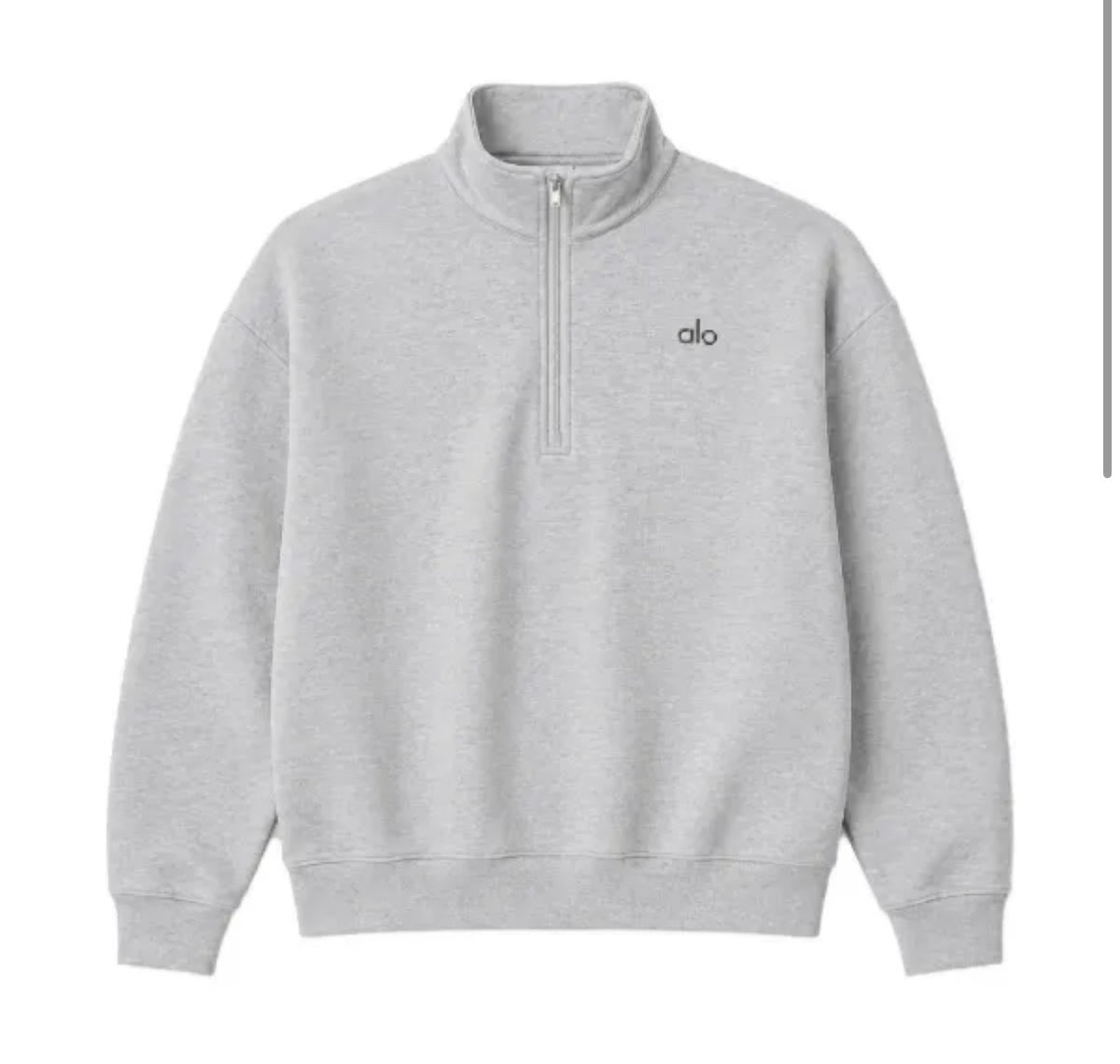 SUÉTER ALO ZIP “GRIS”