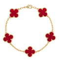 VAN CLEEF ROJA CON DORADO (INCLUYE: BOLSA, CERTIFICADO, ESTUCHE, BOLSA)