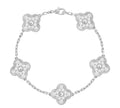 VAN CLEEF PLATA CON ZIRCONIAS (INCLUYE: BOLSA, CERTIFICADO, ESTUCHE, BOLSA)